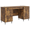 Schreibtisch Geräucherte Eiche 142,5 x 50 x 75 cm Holzwerkstoff
