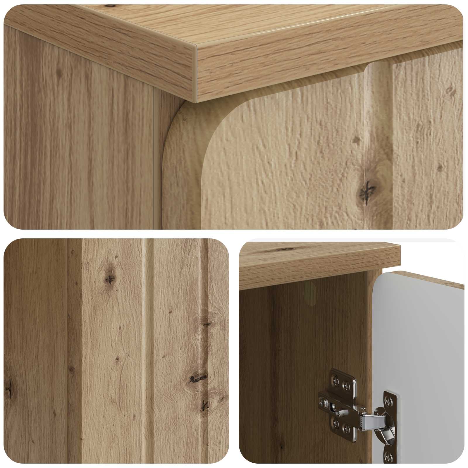 Schreibtisch Artisan-Eiche 142,5 x 50 x 75 cm Holzwerkstoff