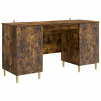 Schreibtisch Geräucherte Eiche Holzwerkstoff 142,5 x 50 x 75 cm