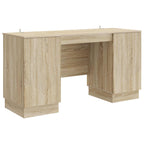 Schreibtisch Sonoma-Eiche 142,5 x 50 x 75 cm Holzwerkstoff