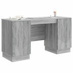 Schreibtisch Graues Sonoma 142,5 x 50 x 75 cm Holzwerkstoff