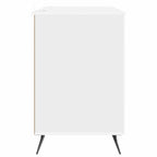 Schreibtisch Hochglanz Weiß 142,5 x 50 x 75 cm Holzwerkstoff
