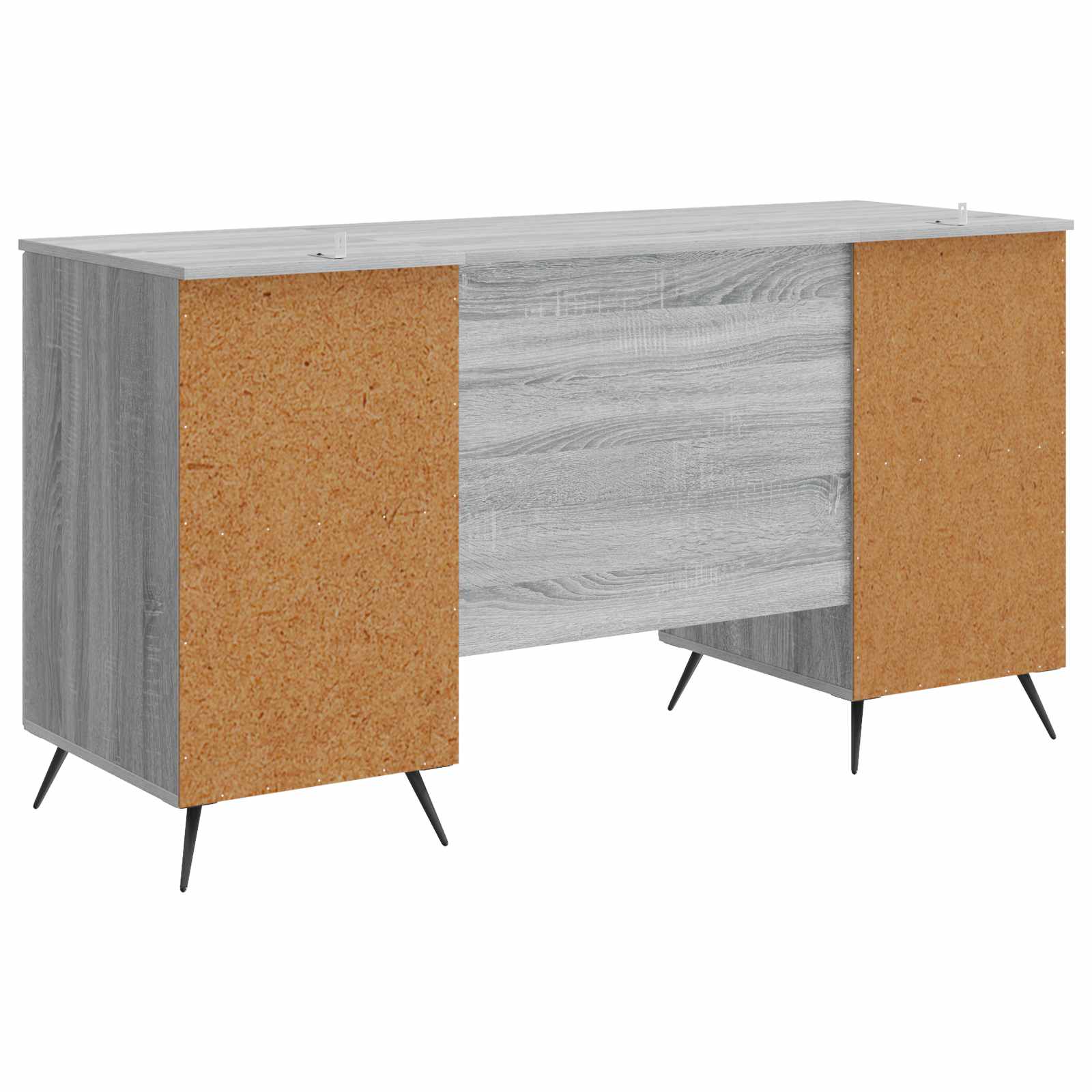 Schreibtisch Graues Sonoma 142,5 x 50 x 75 cm Holzwerkstoff