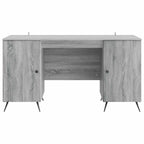 Schreibtisch Graues Sonoma 142,5 x 50 x 75 cm Holzwerkstoff