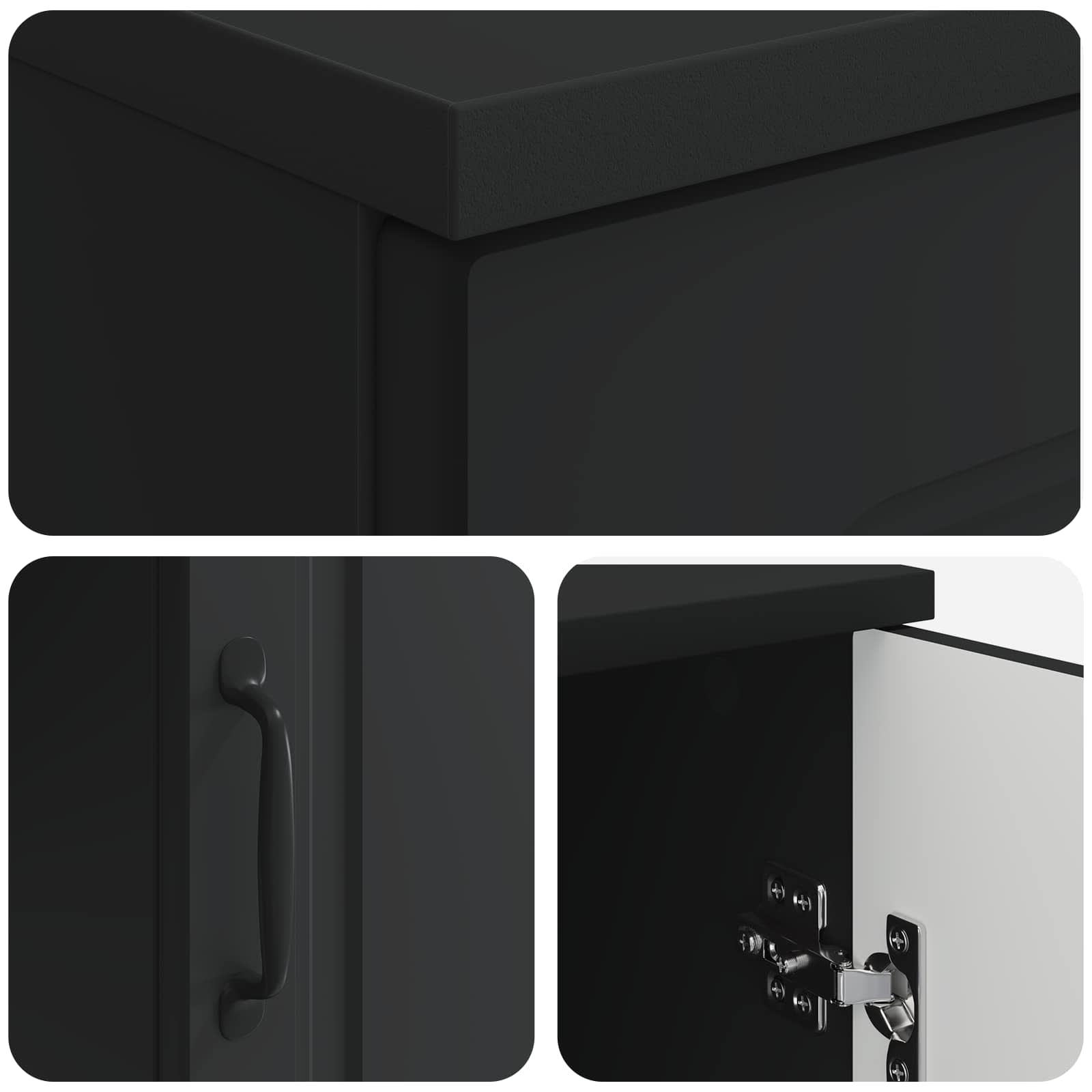 Schreibtisch mit Regal Schwarz 142,5 x 50 x 75 cm Holzwerkstoff