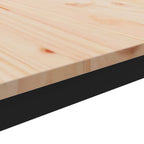 Couchtisch Natur 40 x 40 x 36 cm Massives Kiefernholz