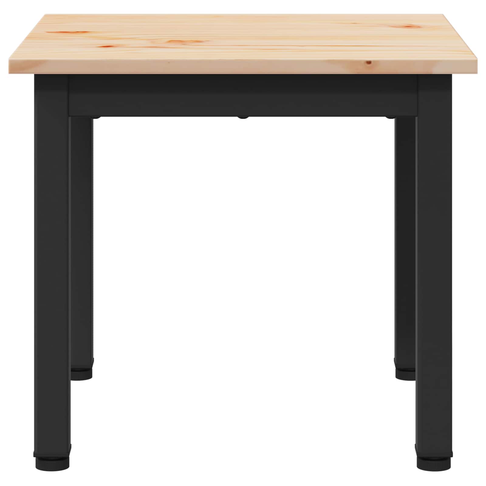Couchtisch Natur 40 x 40 x 36 cm Massives Kiefernholz