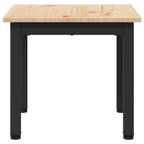 Couchtisch Natur 40 x 40 x 36 cm Massives Kiefernholz