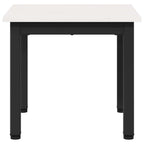 Couchtisch Weiß 40 x 40 x 36 cm Massives Kiefernholz