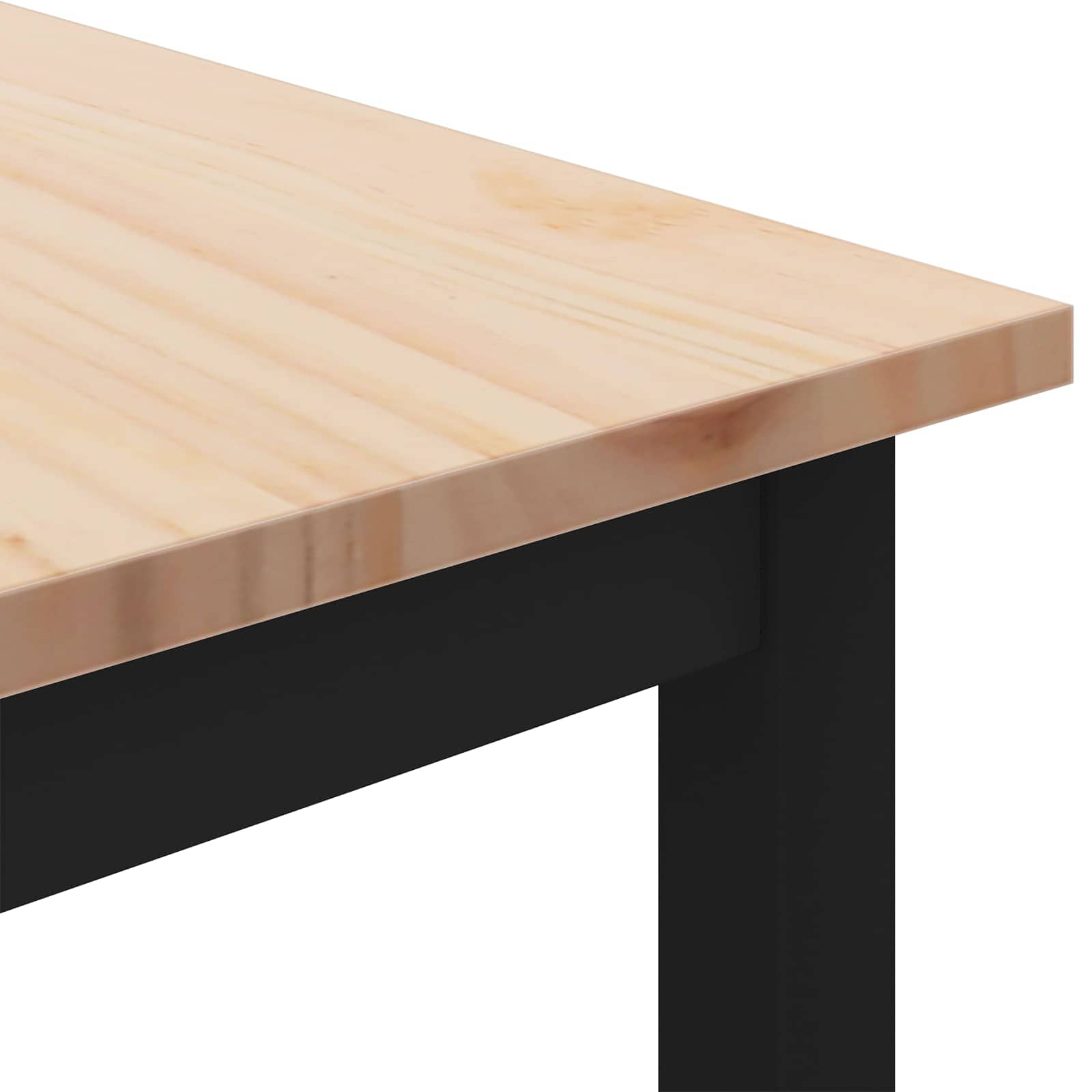 Couchtisch Natur 50 x 50 x 36 cm Massives Kiefernholz