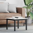 Couchtisch Weiß 50 x 50 x 36 cm Massives Kiefernholz
