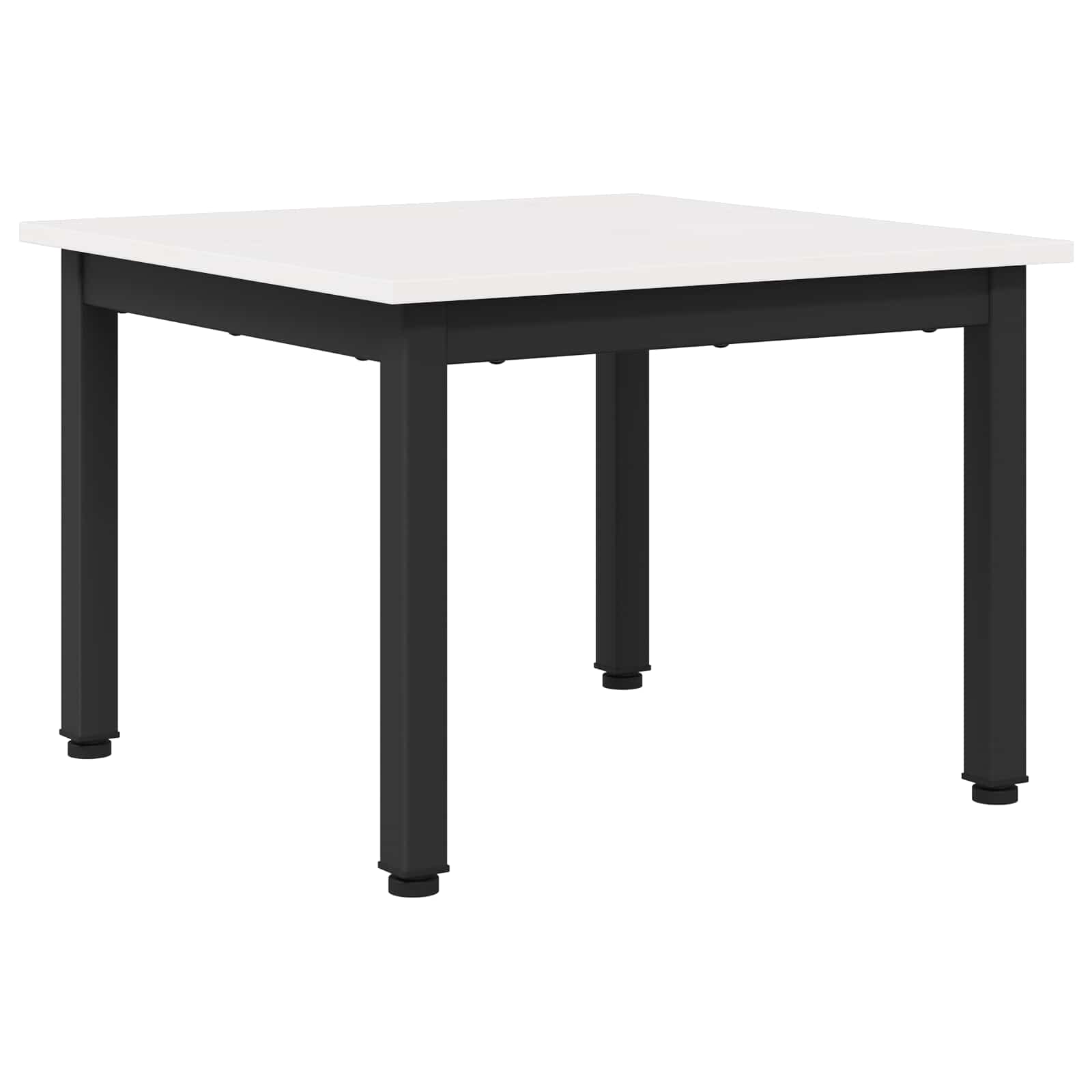 Couchtisch Weiß 50 x 50 x 36 cm Massives Kiefernholz