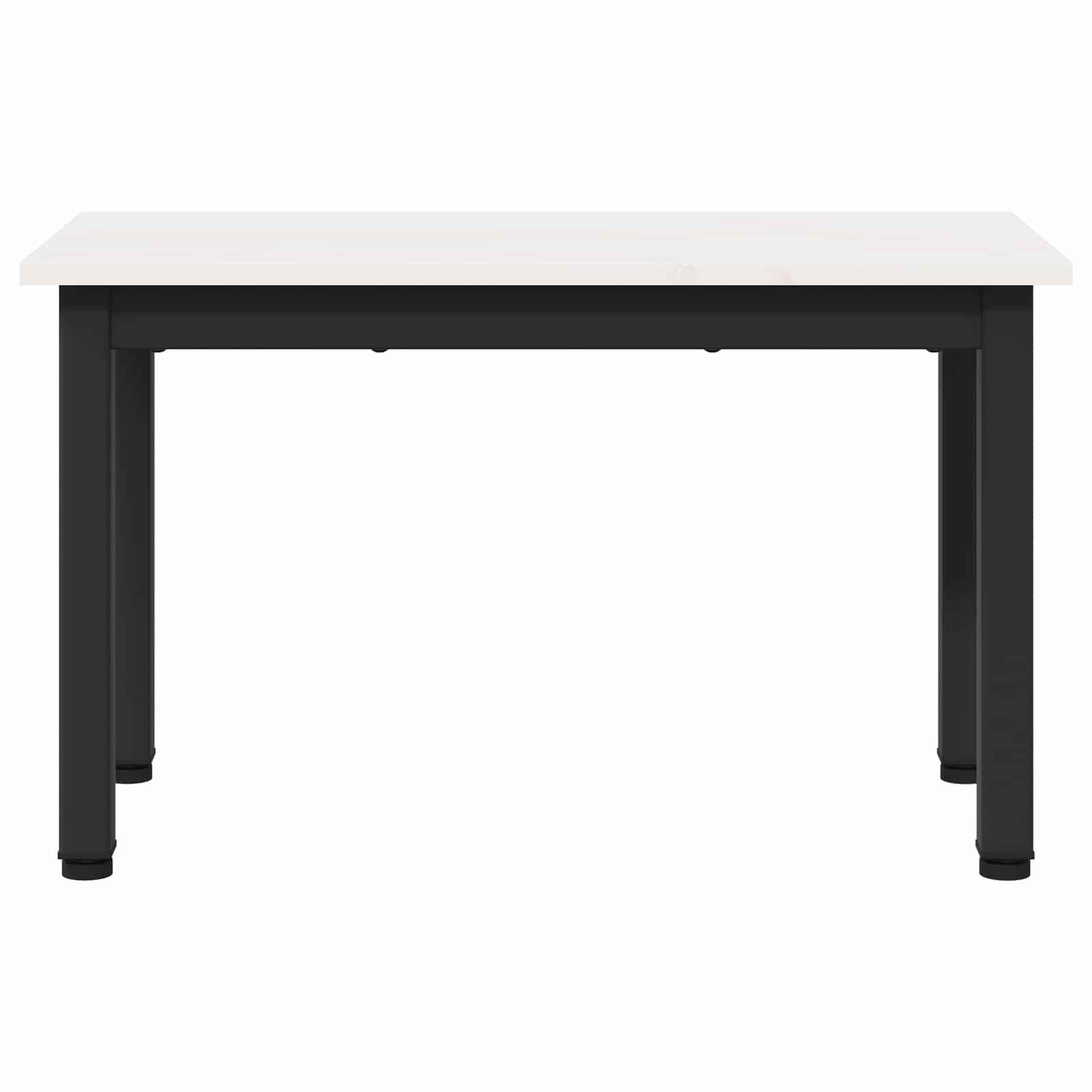 Couchtisch Weiß 60 x 30 x 36 cm Massives Kiefernholz