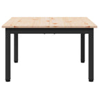 Couchtisch Natur 60 x 60 x 36 cm Massives Kiefernholz