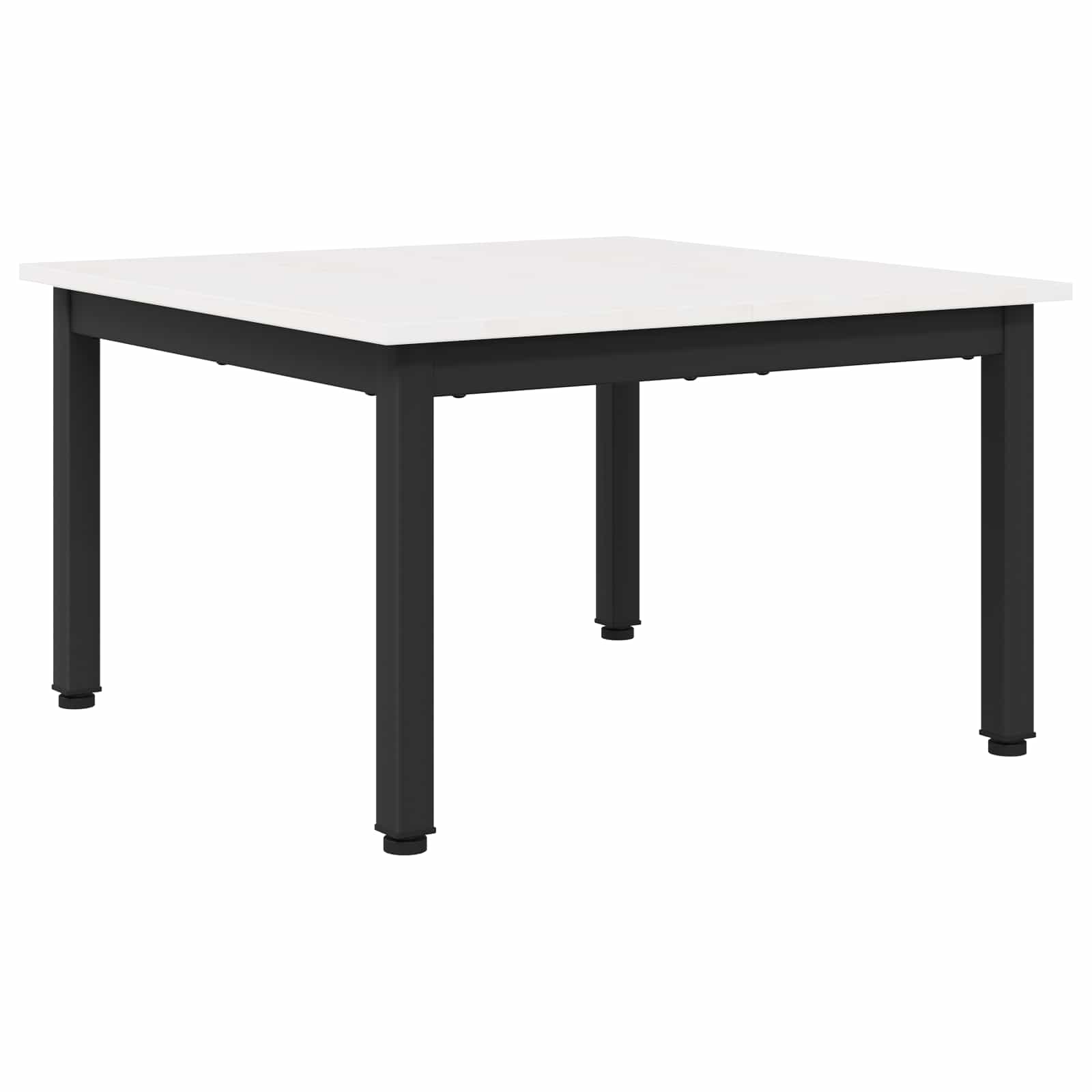 Couchtisch Weiß 60 x 60 x 36 cm Massives Kiefernholz
