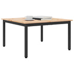 Couchtisch Natur 80 x 80 x 45 cm Massives Kiefernholz