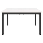 Couchtisch Weiß 80 x 80 x 45 cm Massives Kiefernholz