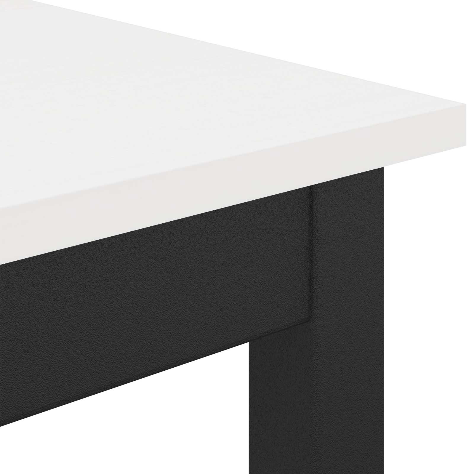 Esstisch Weiß 70 x 70 x 75 cm Massives Kiefernholz
