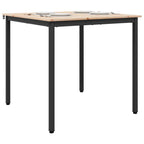 Esstisch Natur 80 x 80 x 75 cm Massives Kiefernholz