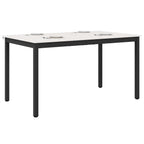 Esstisch Weiß 150 x 90 x 75 cm Massives Kiefernholz