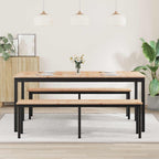 Esstisch Natur 180 x 90 x 75 cm Massives Kiefernholz
