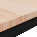 Bartisch Natur 70 x 70 x 105 cm Massives Kiefernholz