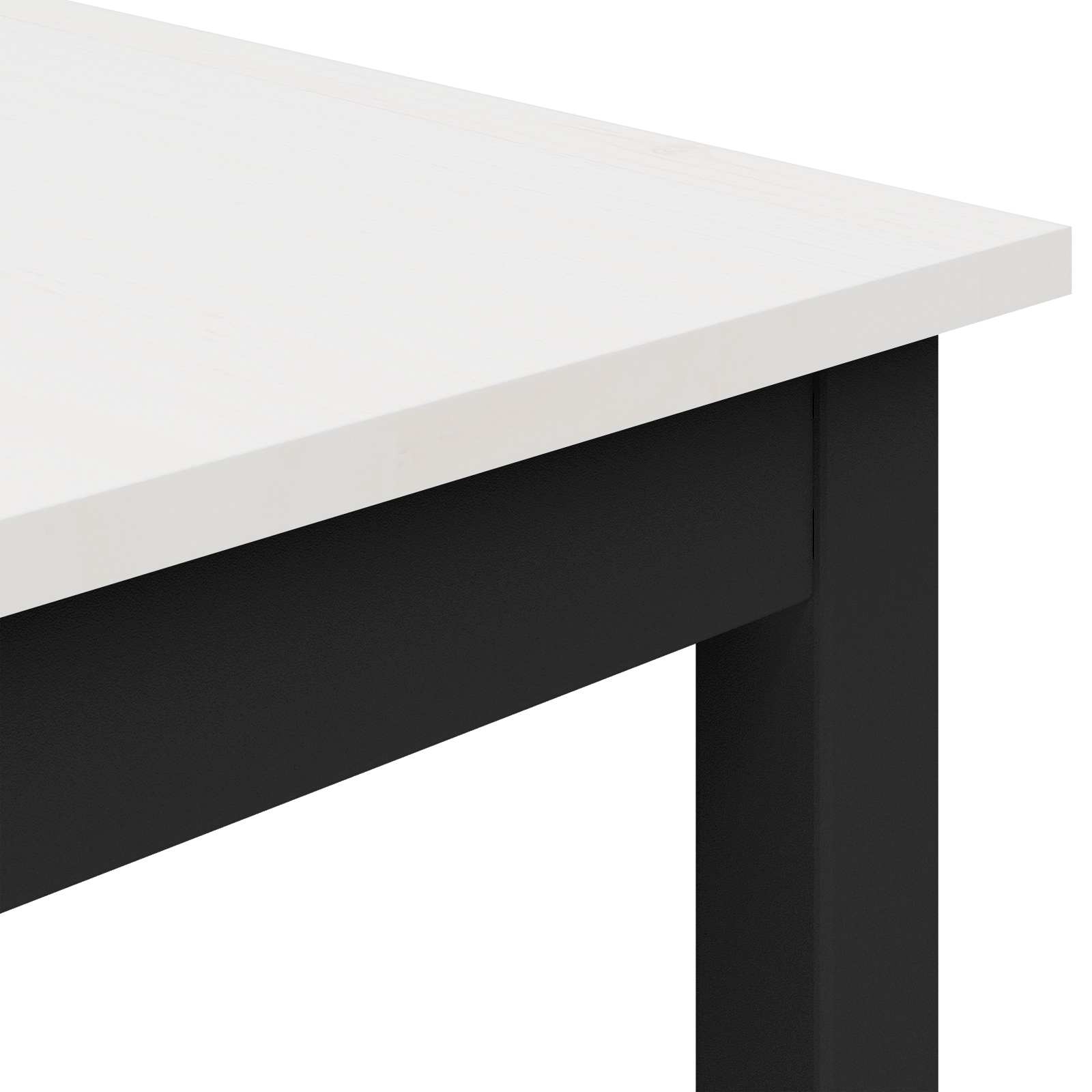 Bartisch Weiß 70 x 70 x 105 cm Massives Kiefernholz