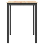 Bartisch Natur 80 x 80 x 105 cm Massives Kiefernholz