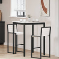 Bartisch Weiß 80 x 80 x 105 cm Massives Kiefernholz