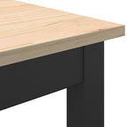 Bartisch Natur 110 x 55 x 105 cm Massives Kiefernholz