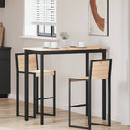 Bartisch Natur 110 x 55 x 105 cm Massives Kiefernholz