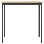Bartisch Natur 110 x 55 x 105 cm Massives Kiefernholz