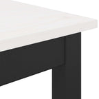 Bartisch Weiß 110 x 55 x 105 cm Massives Kiefernholz