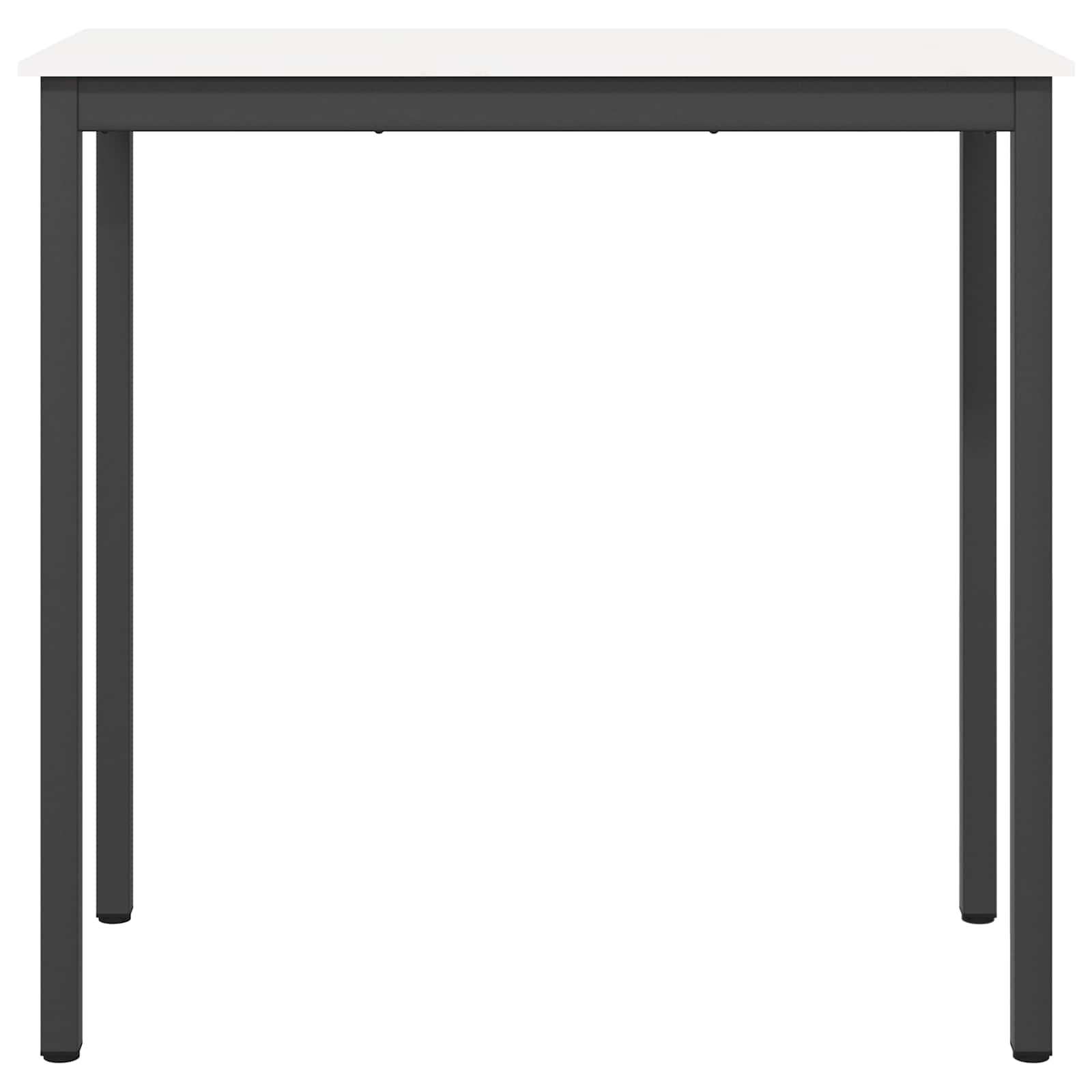 Bartisch Weiß 110 x 55 x 105 cm Massives Kiefernholz