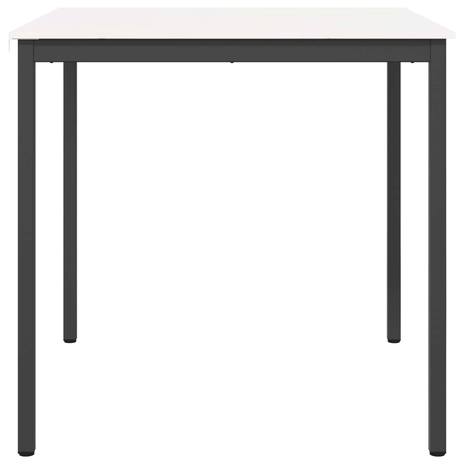 Bartisch Weiß 110 x 110 x 105 cm Massives Kiefernholz