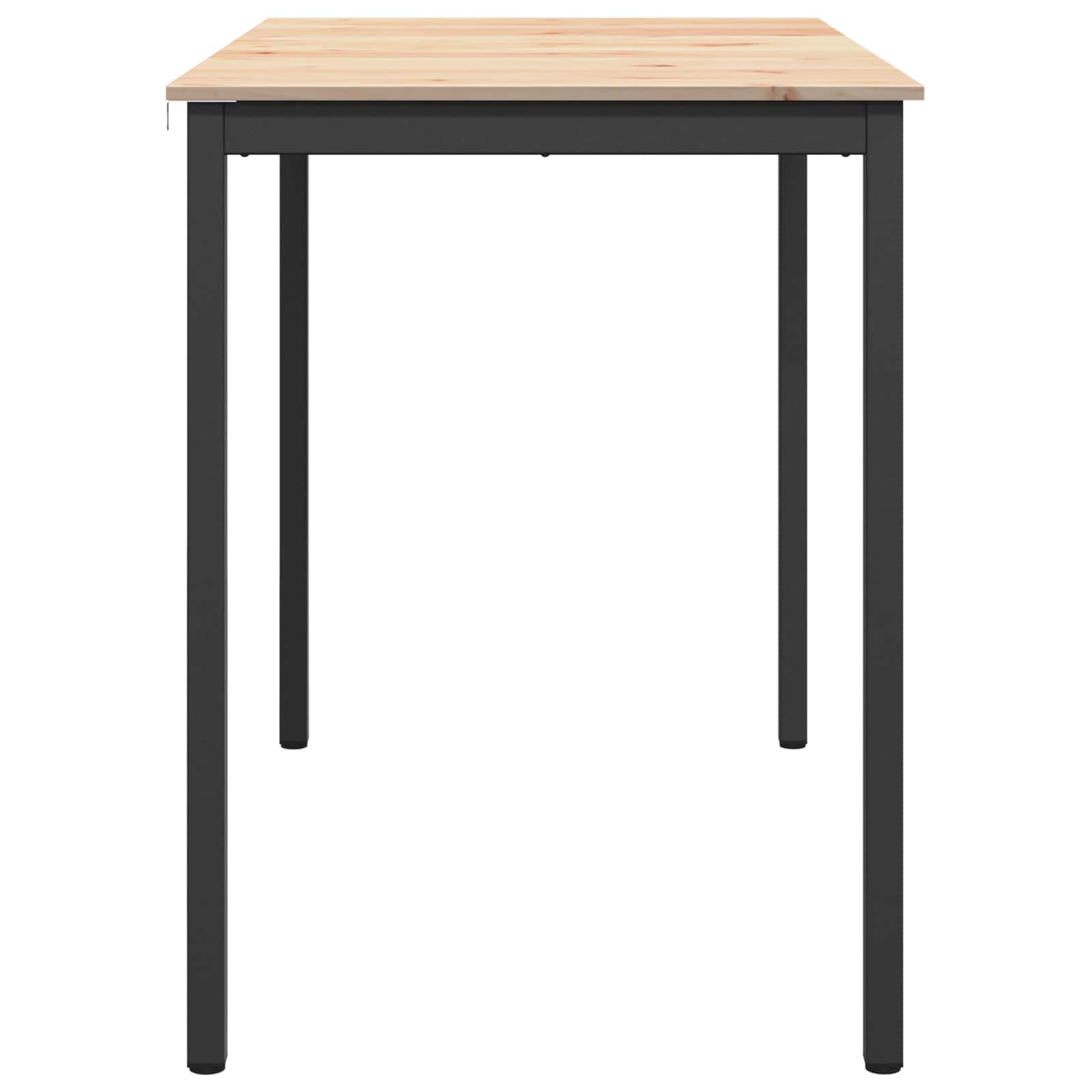 Bartisch Natur 140 x 80 x 105 cm Massives Kiefernholz