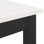 Bartisch Weiß 140 x 80 x 105 cm Massives Kiefernholz