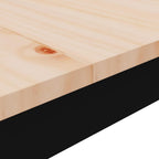 Bartisch Natur 150 x 80 x 105 cm Massives Kiefernholz