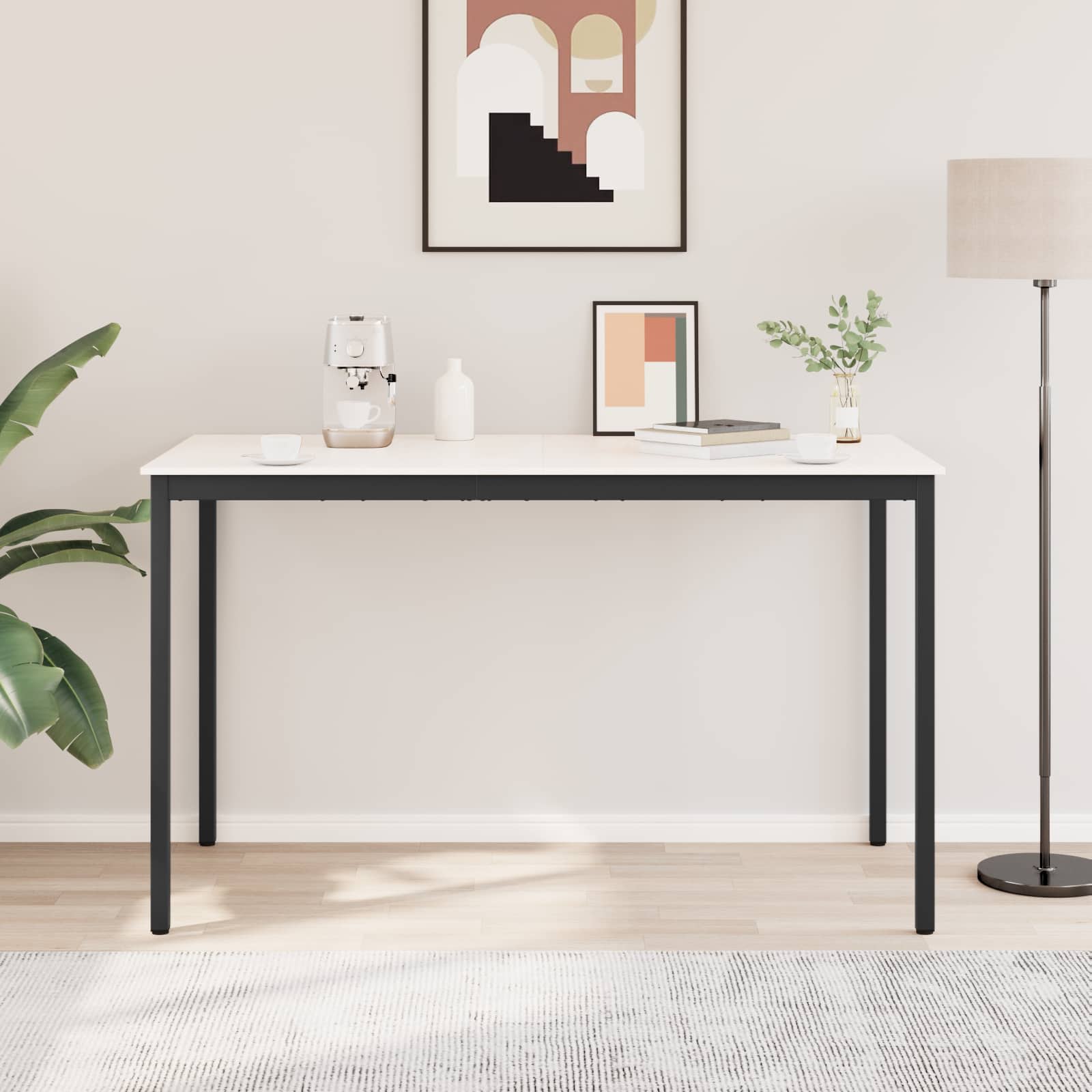 Bartisch Weiß 180 x 90 x 105 cm Massives Kiefernholz