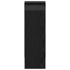 Bücherregal Schwarz Eichen-Optik 52 x 25 x 71,5 cm