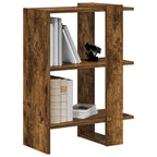 Bücherregal Geräucherte Eiche 52 x 25 x 71,5 cm Holzwerkstoff