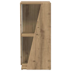 Seitenregal Artisan-Eiche 33 x 32 x 70,5 cm Holzwerkstoff