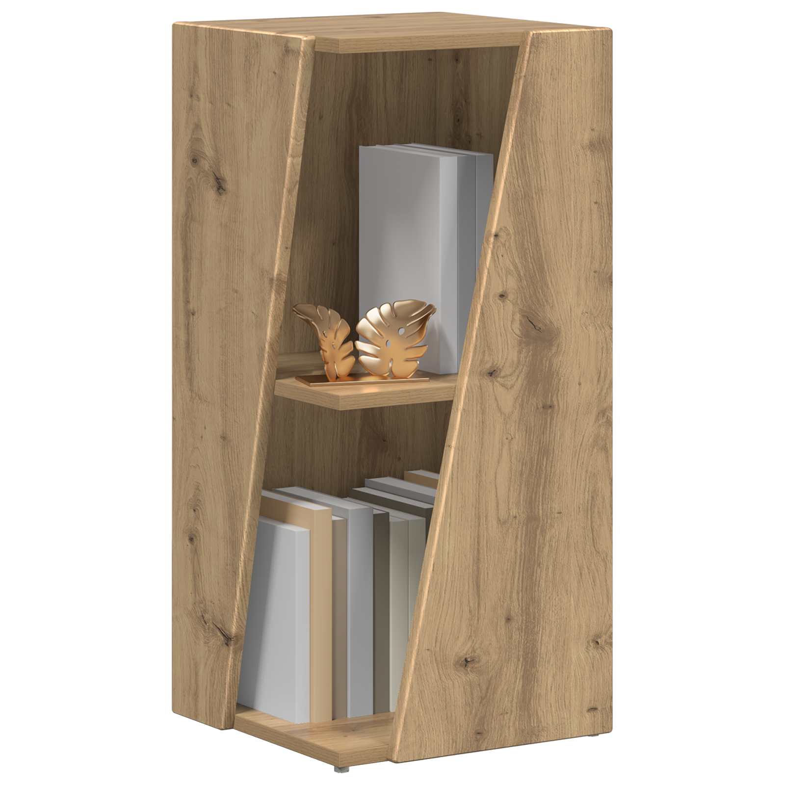 Seitenregal Artisan-Eiche 33 x 32 x 70,5 cm Holzwerkstoff