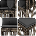 4-Sitzer Sofa mit linker Armlehne 4 pcs 4-Sitzanzahl Grau