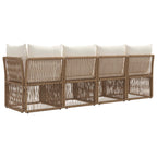 4-Sitzer Sofa mit linker Armlehne 4 pcs 4-Sitzanzahl Beige