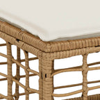 4-Sitzer Garten-Sofa ohne Armlehnen 4 pcs 4-Sitzanzahl Natur