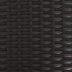 Garten Essgruppe mit Kissen 3 pcs Schwarz und Grau