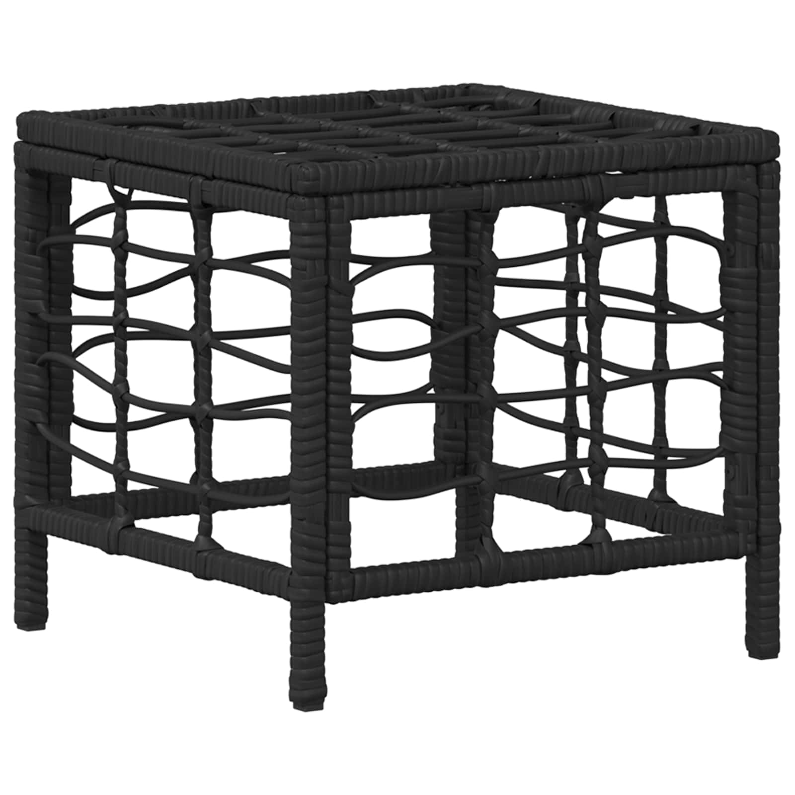 Garten Essgruppe mit Kissen 4 pcs Schwarz und Grau