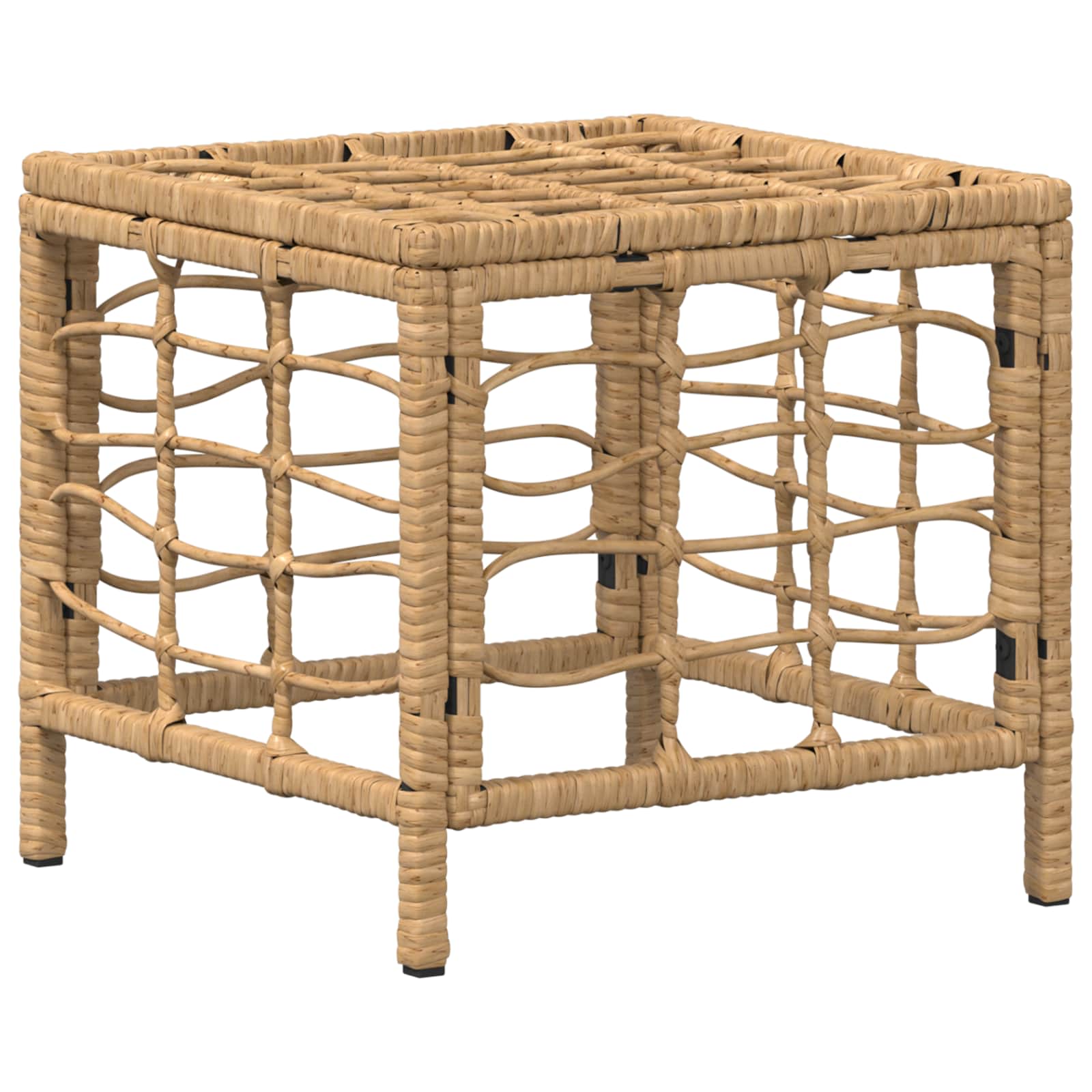 Garten Essgruppe mit Kissen 4 pcs Natur und Weiß
