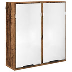 Badezimmermöbel-Set mit Schubladen 3 pcs Altholz Holzwerkstoff